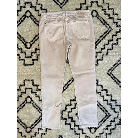 Brunello Cucinelli Light Pink Straight Leg Denim Pants Size 10 - Picture 2 of 9